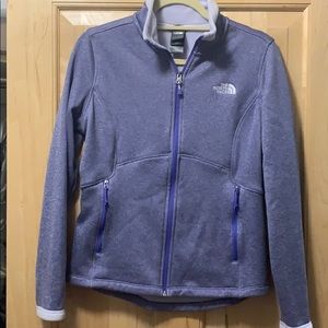 The North Face fleece zip up. Women’s medium